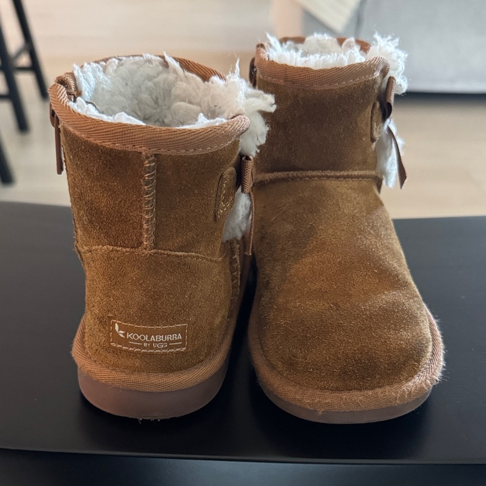 Koolaburra Kids Tan Suede Boots
